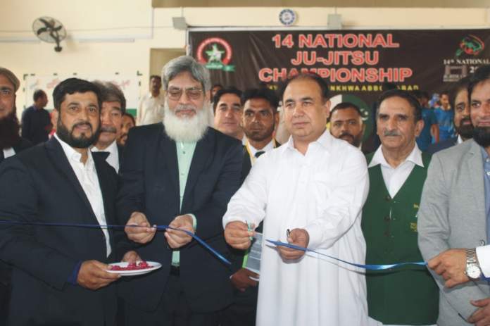 14th National Men, Women Ju-Jitsu Championship gets underway in Abbottabad