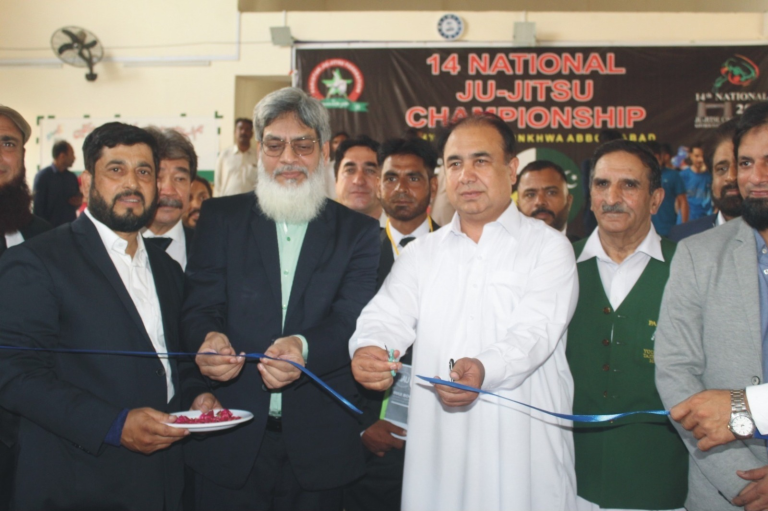 14th National Men, Women Ju-Jitsu Championship gets underway in Abbottabad