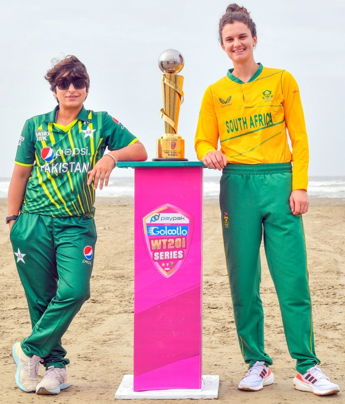 Pakistan-South Africa Women’s T20I series trophy unveiled