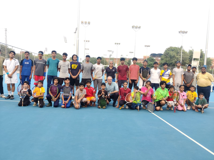 Secretary Sports inaugurates Ali Embroidery Mills Punjab Junior Tennis Championship