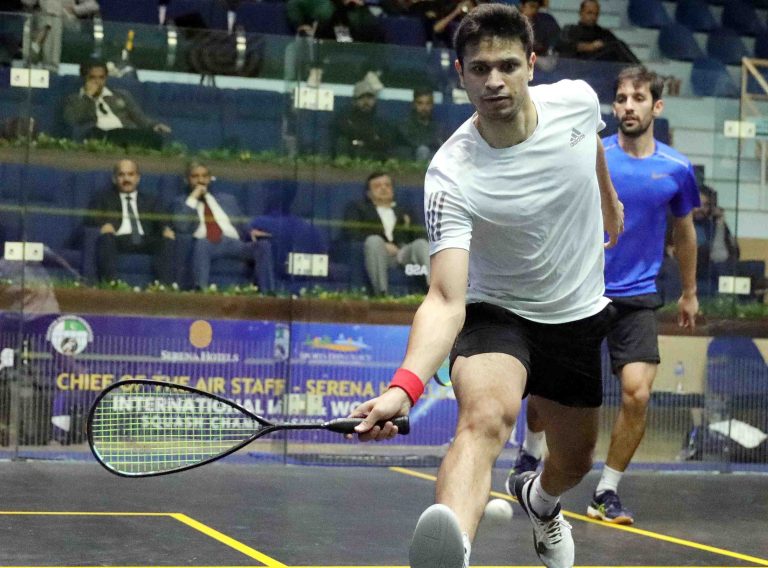 Noor Zaman outplays Egyptian player Ibrahim in straight games 3-0