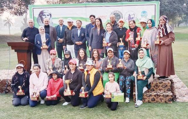 In the Fatima Jinnah Ladies Golf, Parkha and Ana James win titles.