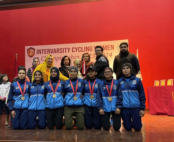 Intervarsity Women's Cycling Championship Concludes at Kinnaird with Grand Ceremony