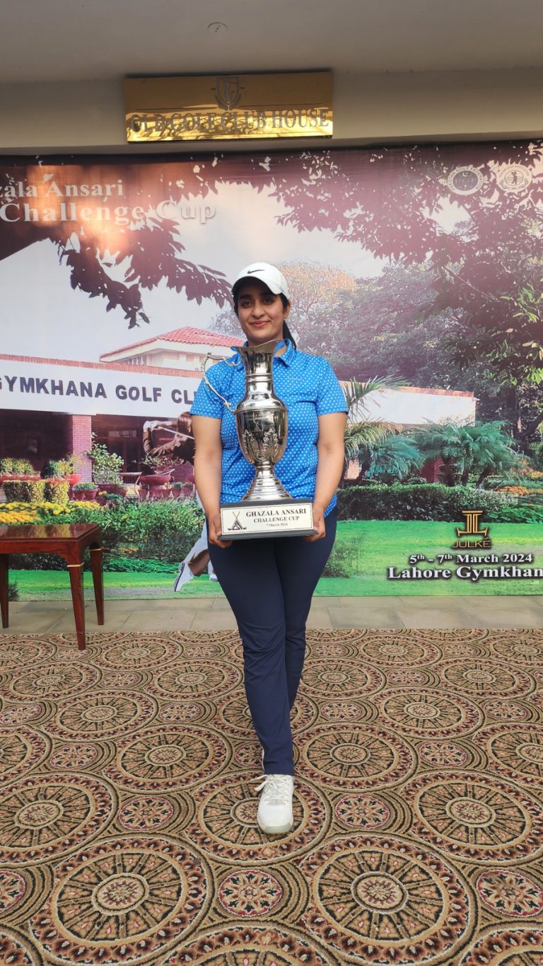 Parkha lifts 3rd Ghazala Ansari Julke Challenge Cup trophy