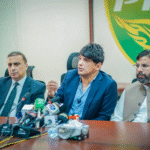 President of the Pakistan Football Federation (PFF), Syed Mohsen Gilani, held a press conference