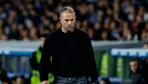 Barcelona coach Hansi Flick hit with one-match ban by UEFA