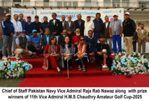 Saim Tahir lifts 11th Vice Admiral HMS Ch Amateur Golf Cup title