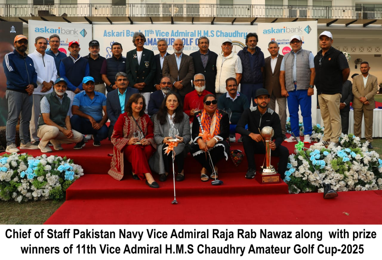 Saim Tahir lifts 11th Vice Admiral HMS Ch Amateur Golf Cup title