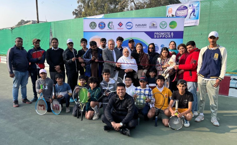 4th Ch Nazir Ahmad Memorial Junior Tennis Championship gets underway