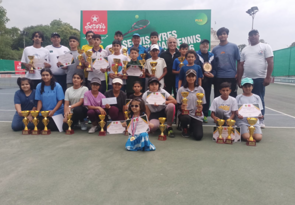 Two titles each for Ahtesham, Hajra at Servis Tyres Junior National Tennis Championship