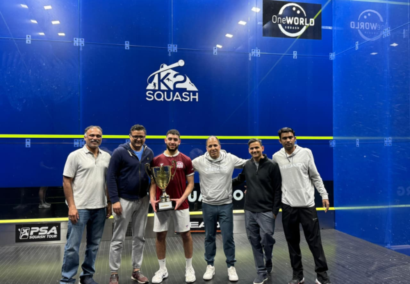 Salman secures title at K2 Squash PSA Challenger 15K Championship 2026