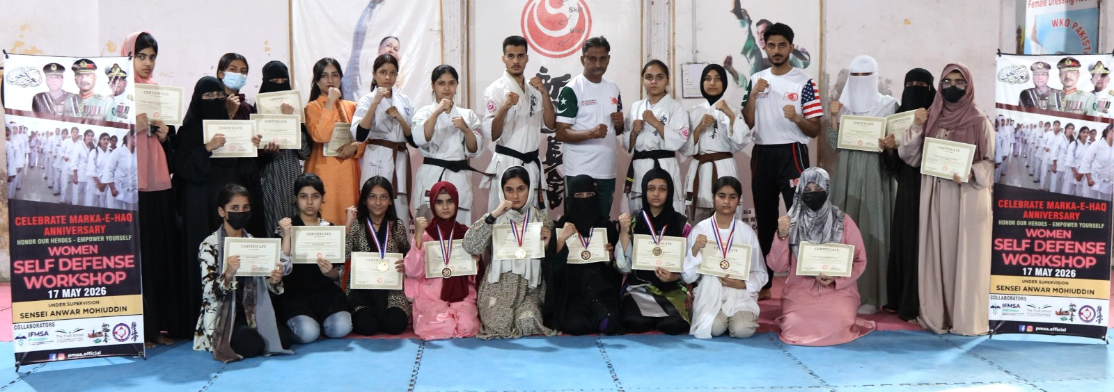 PMAA holds Marka-e-Haq Women’s Martial Arts Workshop to promote self-defence skills