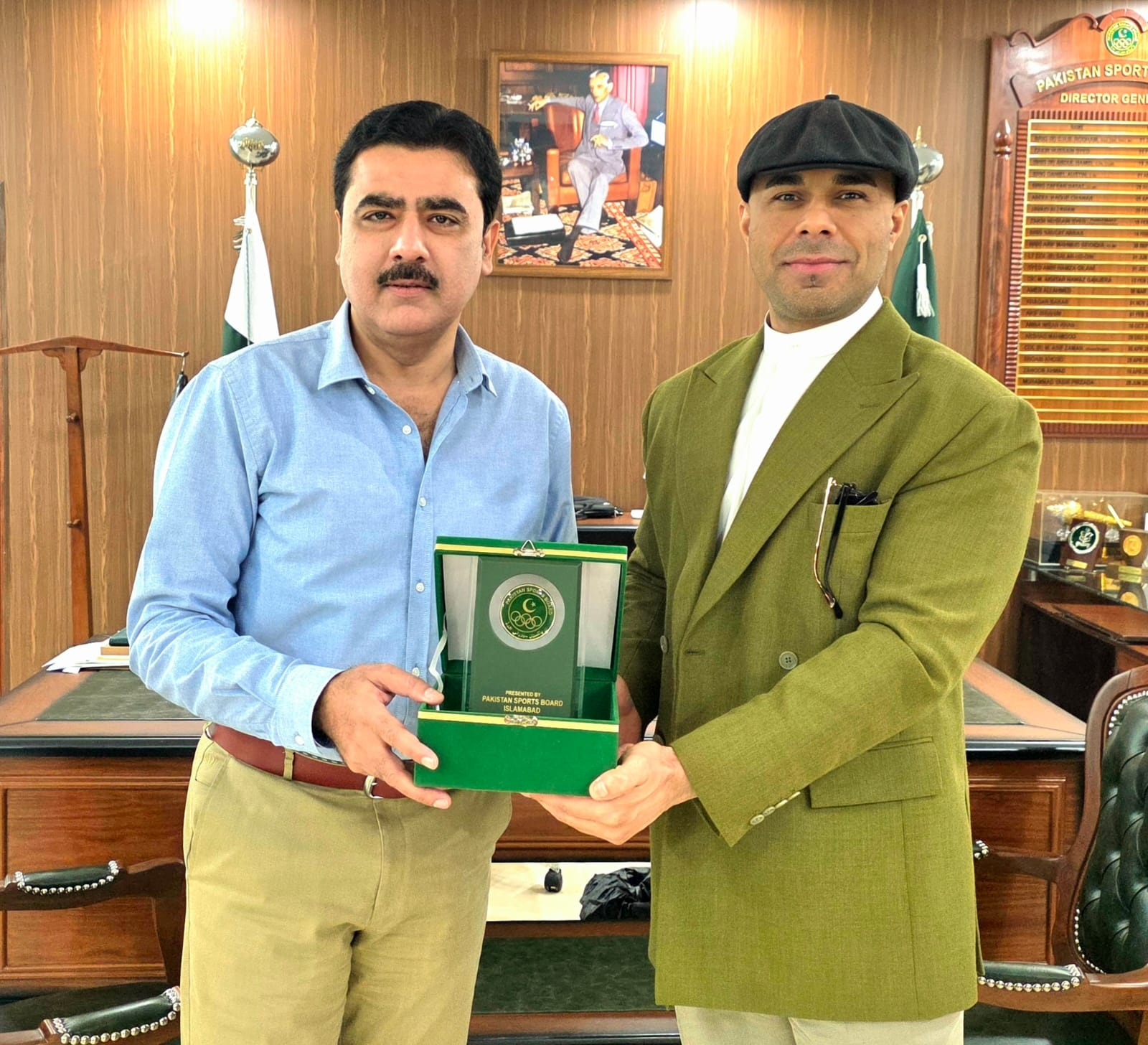 PSB honours Rd. Rizwan Aftab Ahmed for transformational support to athletes