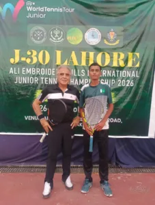 Muaz stuns Chinese opponent as ITF J-30 Junior Tennis returns to Lahore after 25 years