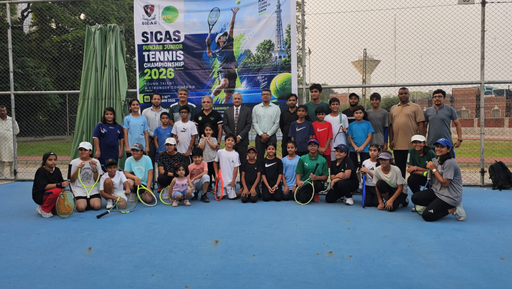 SICAS Punjab Junior Tennis Championship gets under way in Lahore