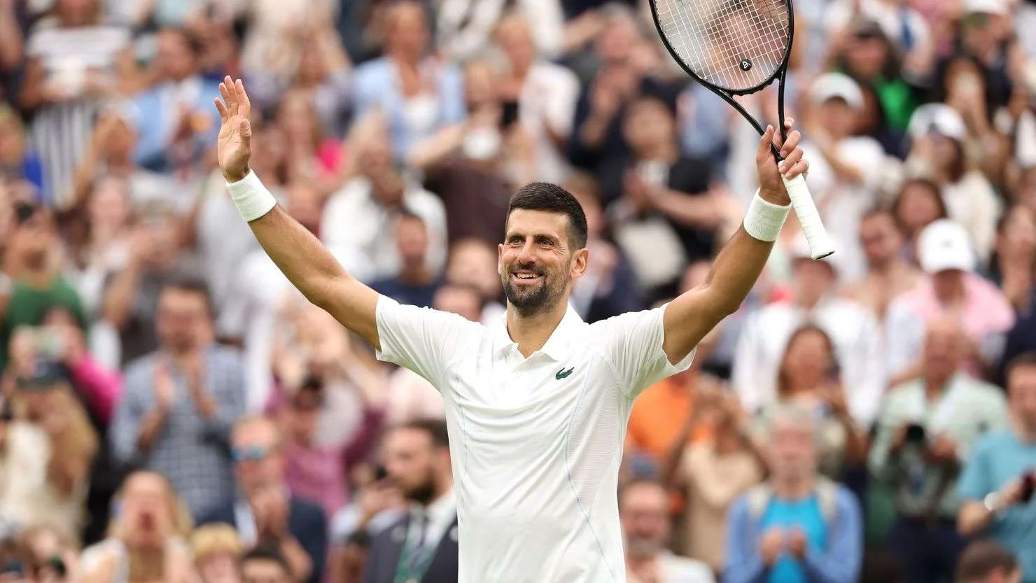 Novak Djokovic won his opening match at Wimbledon