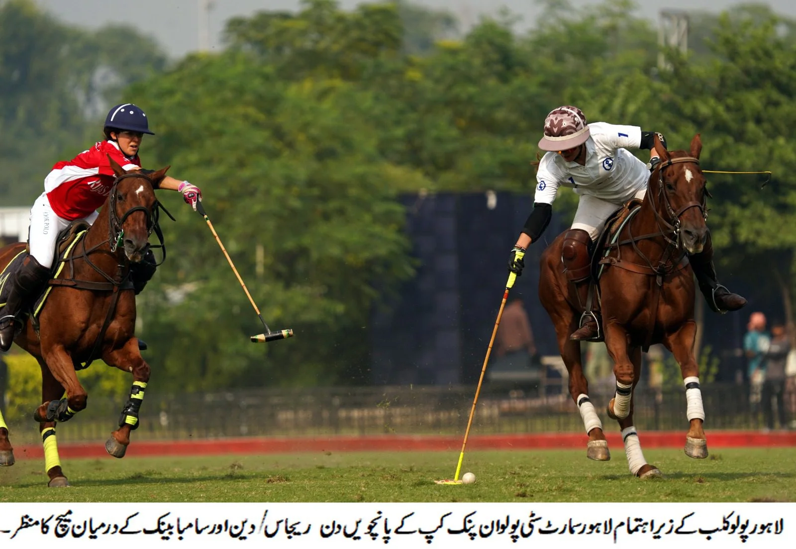 Rijas/Din and Haroon Sharif Jewellers reach Polo in Pink Cup final